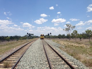 Coal trains in Queensland