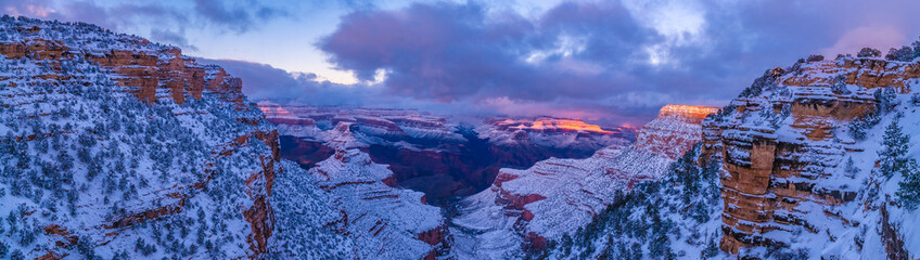 Beautiful Sunrise to Sunset Hike Through Grand Canyon National Park in Arizona