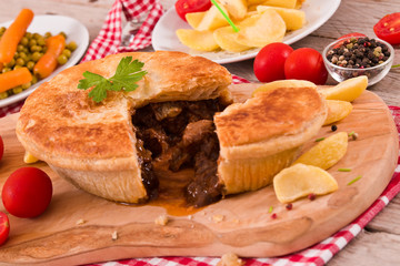 Steak pie.