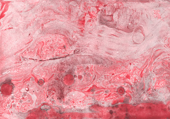 abstract coral pink white marble texture, acrylics art