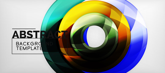 Obraz premium Modern geometrical abstract background, vector design