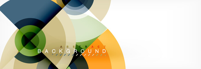 Obraz premium Modern circle background