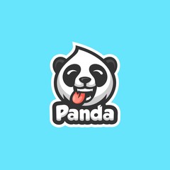 Panda Concept illustration vector template