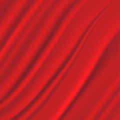 Red Silk Fabric background