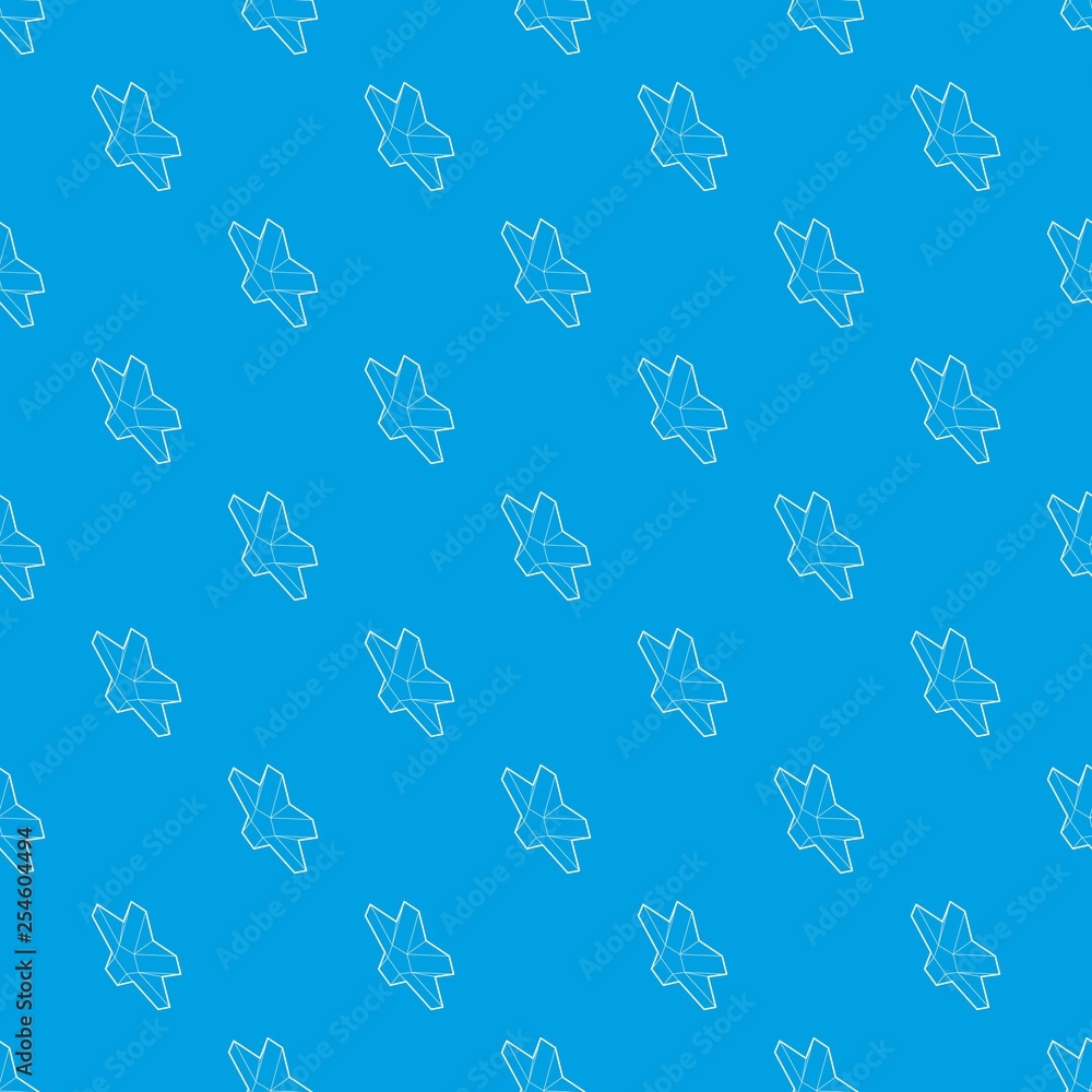 Poster star pattern vector seamless blue repeat for any use
