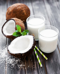 Milk and coconut
