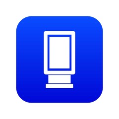 Advertising signs icon digital blue for any design isolated on white vector illustration