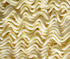 Instant noodle on background