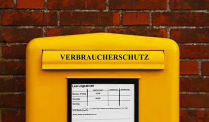 Verbraucherschutz Briefkasten