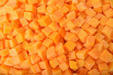 background of fresh carrots