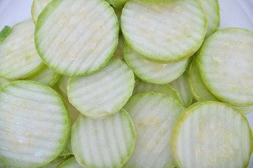 slices of cucumber