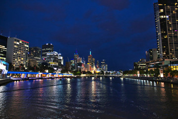 Melbourne, Australia, Night