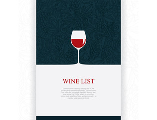wine design. Wine design vector illustration. Wine theme cover design for brochures, posters, invitation cards, promotion banners, menus