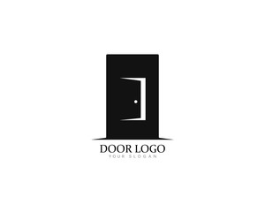 Set of door logo template vector icon illustration design 