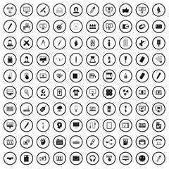 100 webdesign icons set in simple style for any design vector illustration