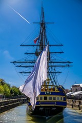 L'Hermione au port