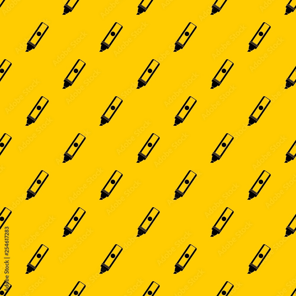 Aufkleber permanent marker pattern seamless vector repeat geometric yellow for any design