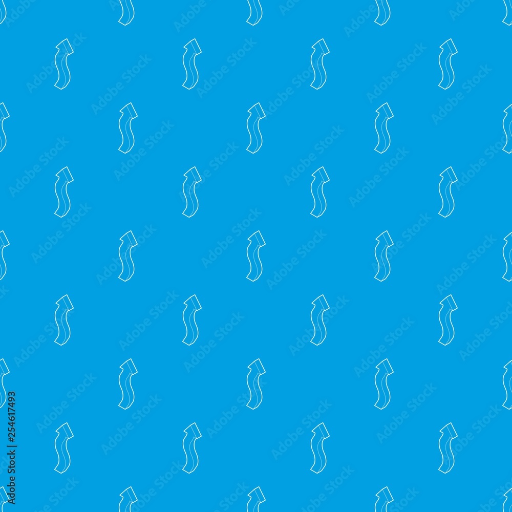 Poster up arrow pattern vector seamless blue repeat for any use