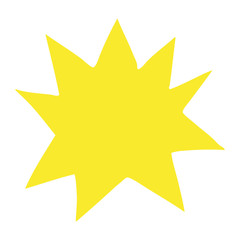 cartoon doodle of a white sign