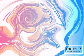 Pink blue presentation concept. Modern design with liquid marble flow. Wavy line background. Dynamic vector  illustration.