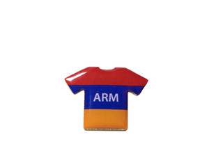 Flag of Armenia on t-shirt