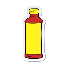 sticker of a cartoon cleaning product