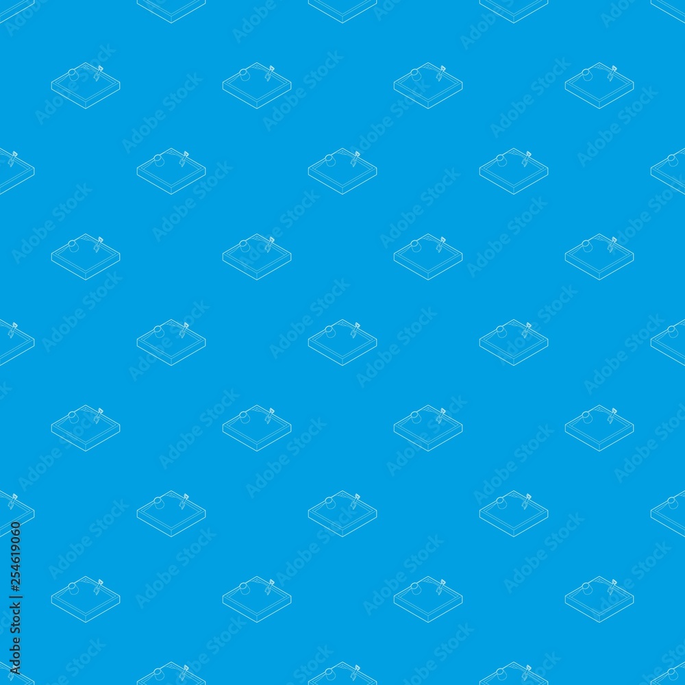 Poster sandbox pattern vector seamless blue repeat for any use