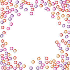 Colored carnaval confetti background, texture or pattern