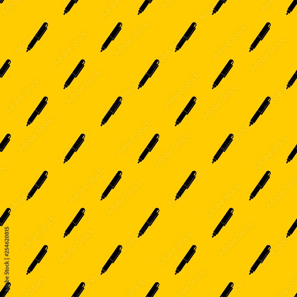 Poster marker pen pattern seamless vector repeat geometric yellow for any design
