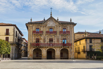 Fototapeta premium Onati town architecture in Gipuzkoa province, Spain