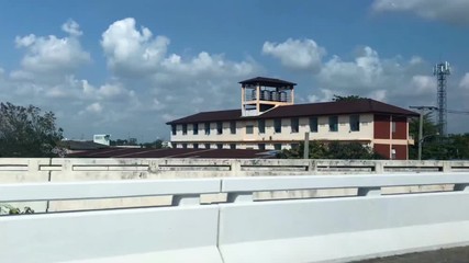 On the road from Bangkok Airport