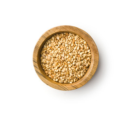 Roasted sesame seeds.