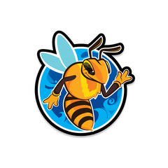 Sport Bee character