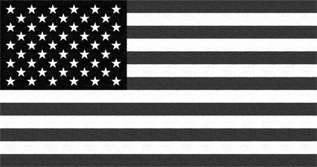 Illustration of the flag of the United States of America. US flag with a pencil sketch effect.