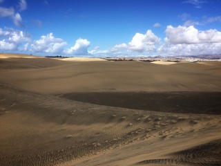 Fototapeta na wymiar dunes at Gran Canaria