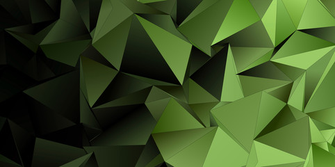 Fototapeta premium 3d Triangles, abstract background. Design wallpaper