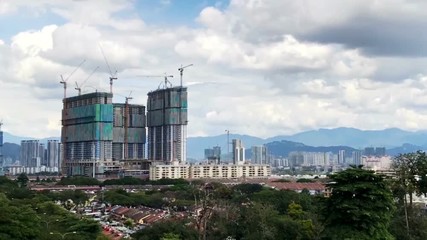 construction of modern building