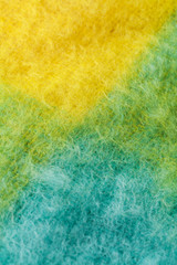 Close up of mohair wool fabric