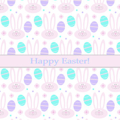 Happy Easter cute pattern