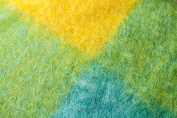 Close up of mohair wool fabric