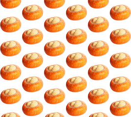 Orange Pumpkins patterned