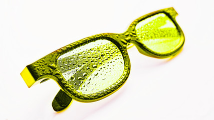 Sunglasses, dew drops, Concept, summertime, eye protection, beach, summer, protective, eyes, optics