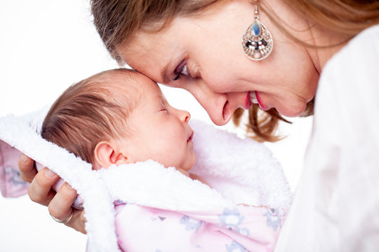 Madre con su beb&eacute;