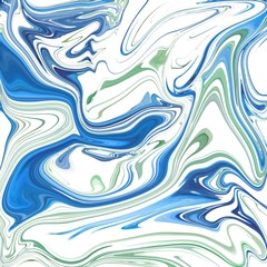 Watercolor pattern waves