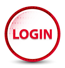 Login misty frozen red round button