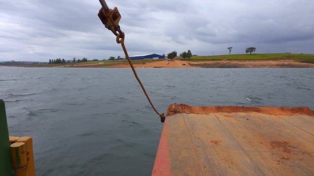 Guape Ferryboat over the Furnas dam, Capitolio, MG, Brazil