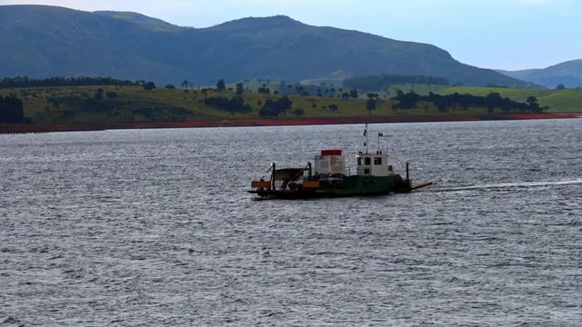 Guape Ferryboat over the Furnas dam, Capitolio, MG, Brazil