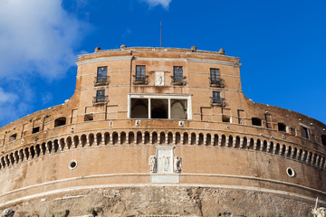 Fototapeta na wymiar Sant Angelo castle, Rome