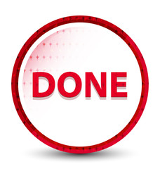 Done misty frozen red round button