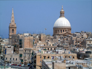 Fototapeta na wymiar City view of Valletta, Malta